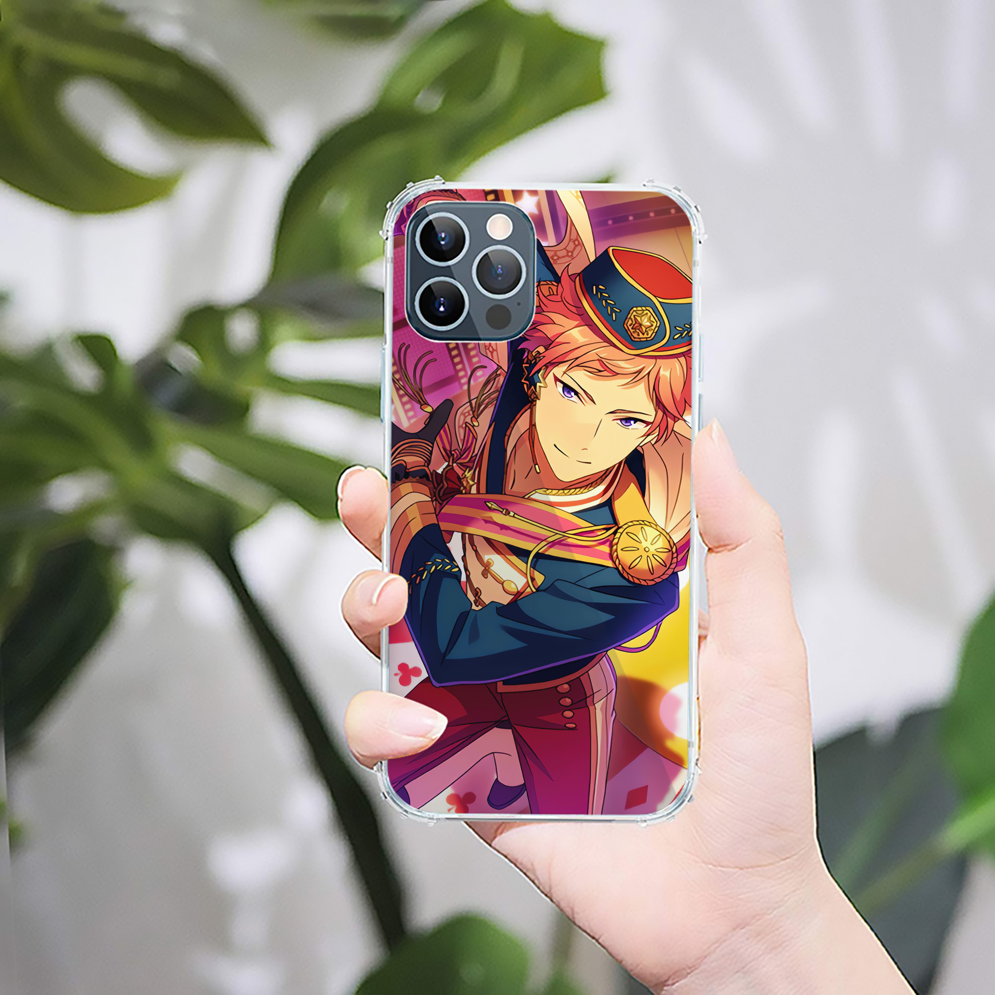 （画像用） あんさんぶるスターズ! Ensemble Stars 【iPhone 12シリーズ対応】透明スマホケース（クリアソフトケース）